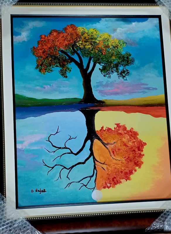 One Of A Kind David Najar «New Things Are Coming» 2019 Framed and Signed w/ COA