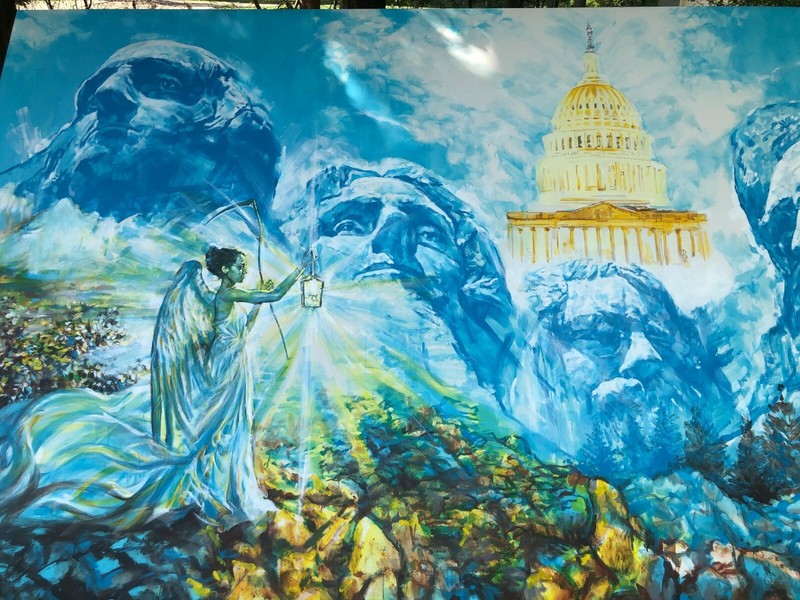 "Angelic Masterpiece" LARGE original Acrylic Painting by Artist Doug West gallery