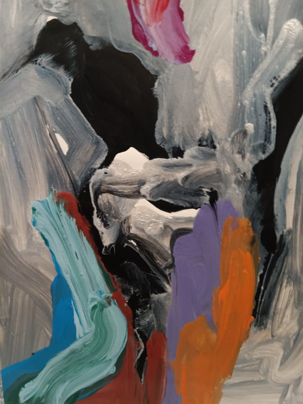 Silver Lips by John Sanna – 1 of 1 – 14″x11″ – Acrylic on Bristol