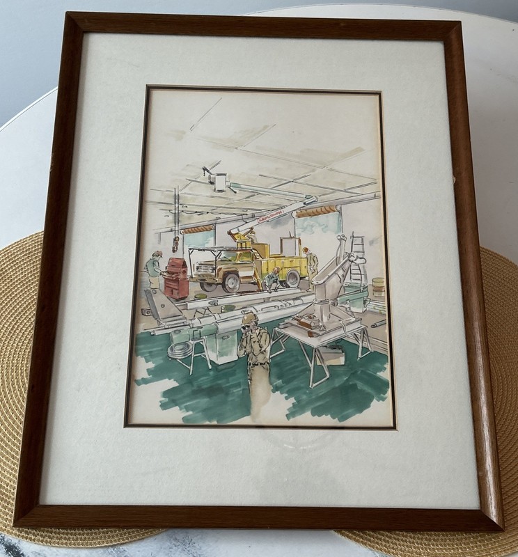 Van Kaufman American Automotive Illustrator Pontiac General Motors MCM Workshop