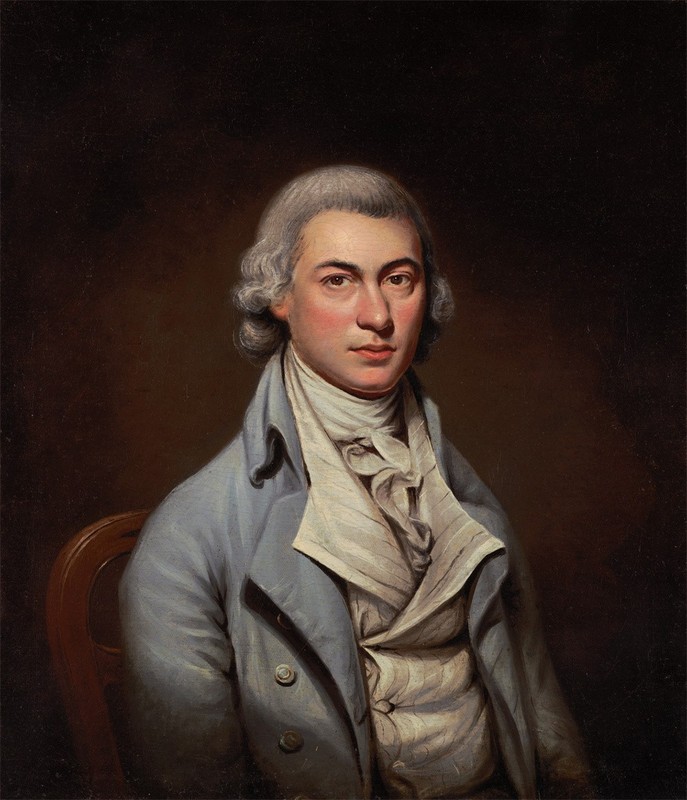 Portrait oil painting handpainted on canvas»Robert Barrett»