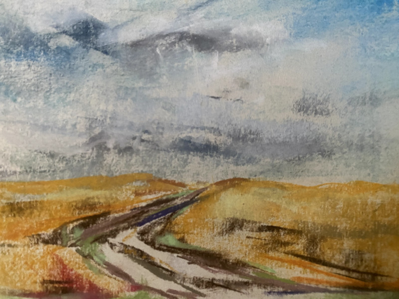 Tobias Nicklitzsch *1982 Berlin Pastel View Field Path In Late Summer gallery