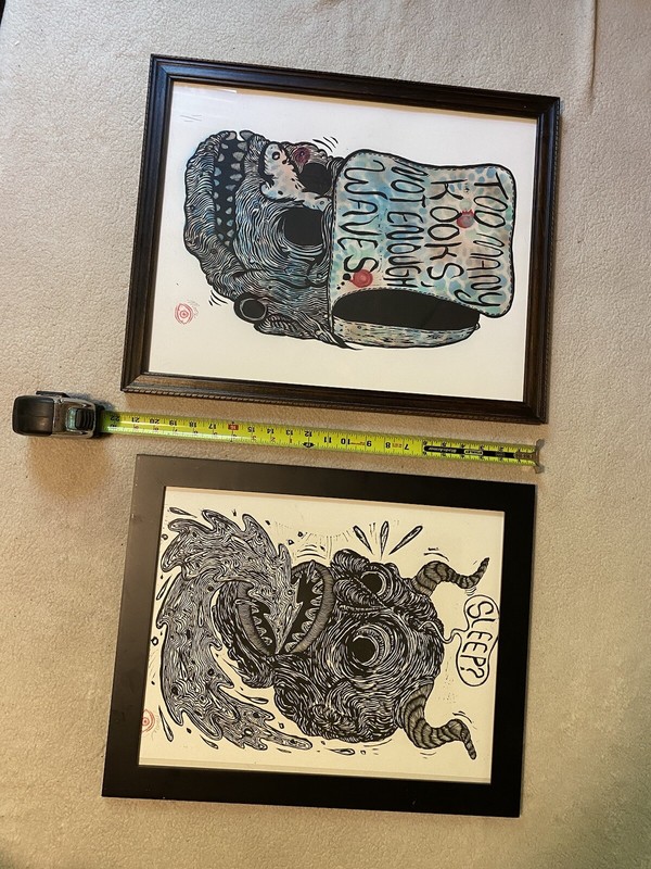 Painting - Surf Painting - Skull Art gallery