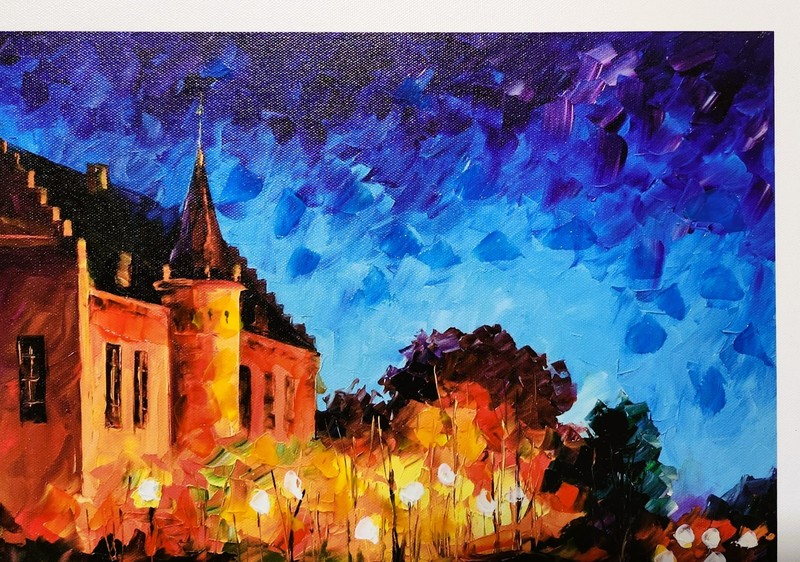 "Brussels - Castle Zaventem" 20" x 15" Giclee on Canvas Signed by Leonid Afremov gallery