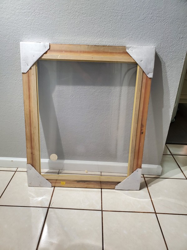 30"x24" Silver Frame With Liner White New small Cheap F Aron Brothers Art Mart gallery