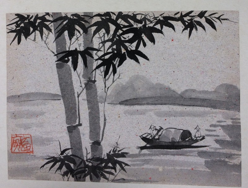 PICK ONE from Bin’s paintings Vietnam landscape 5.5×7 in