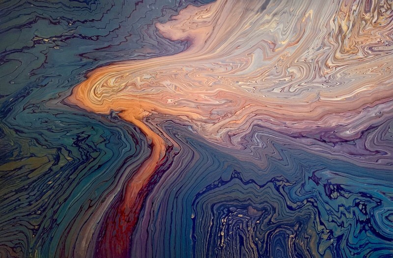 Original Abstract Acrylic Painting Large Gallery Canvas Decor Wall Art Maui Wave gallery