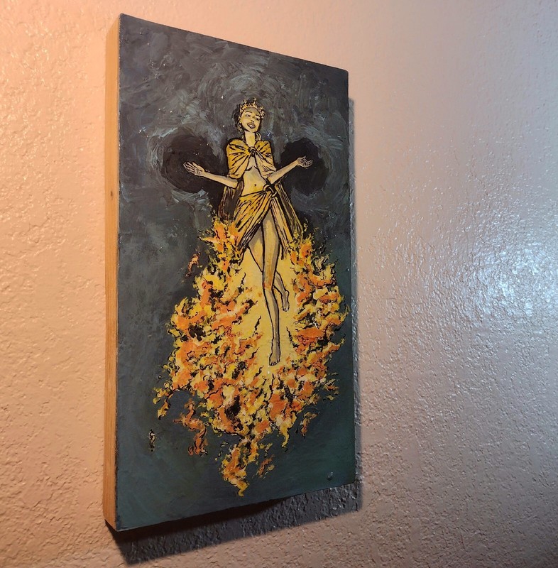 10 1/8 Inch x 18 1/2 Inch Painting by A. Avila gallery