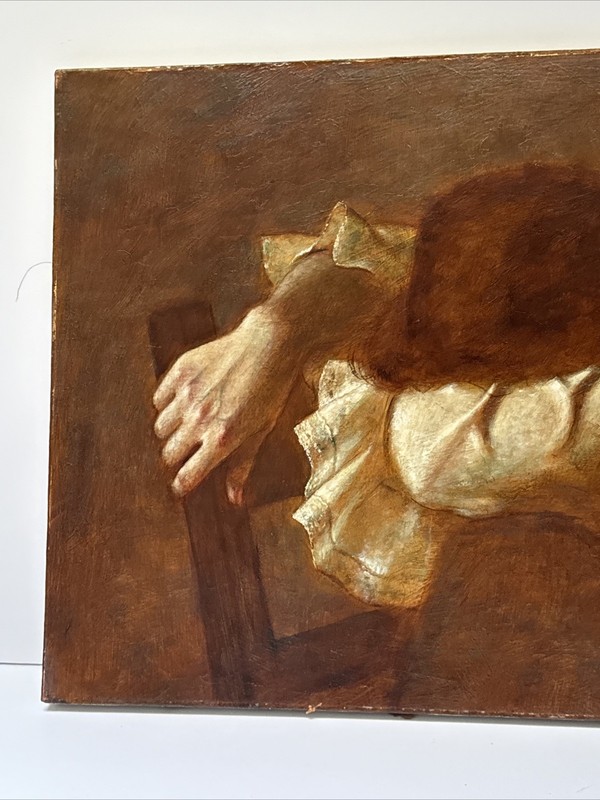 Wade Reynolds Painting Woman Female Model Masterful Masterpiece Listed 1960’s gallery