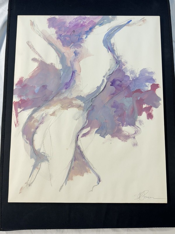 VINTAGE EXPRESSIONISM PORTRAIT MODERNISM NUDE WOMEN ABSTRACT SIGNED ED ROSEN