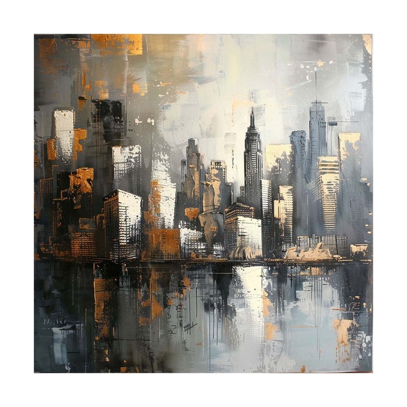 Large Abstract Textured Acrylic Oil Painting On Canvas Handmade Artwork A345