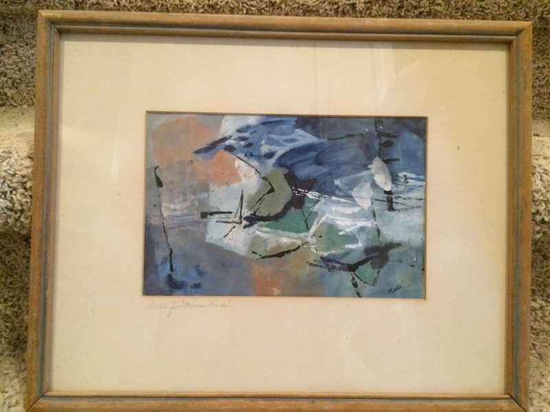 california abstract mid century Art female artist