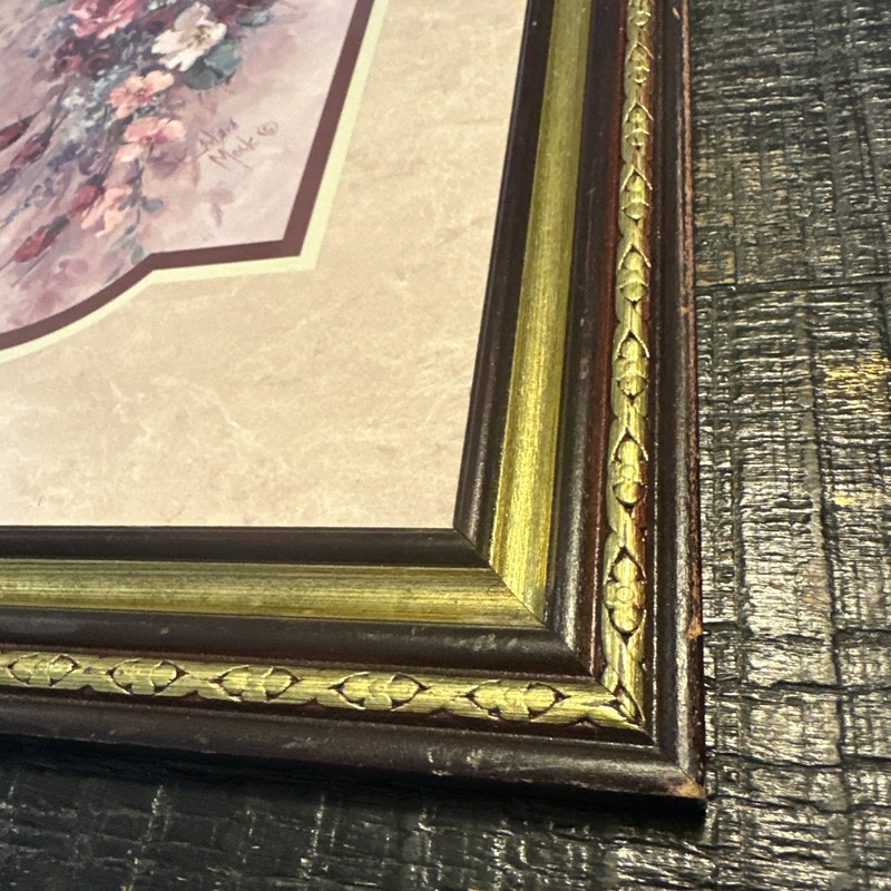 Home Interior Barbara Mock Centerpiece Of Roses Painting With Beautiful Frame-2 gallery