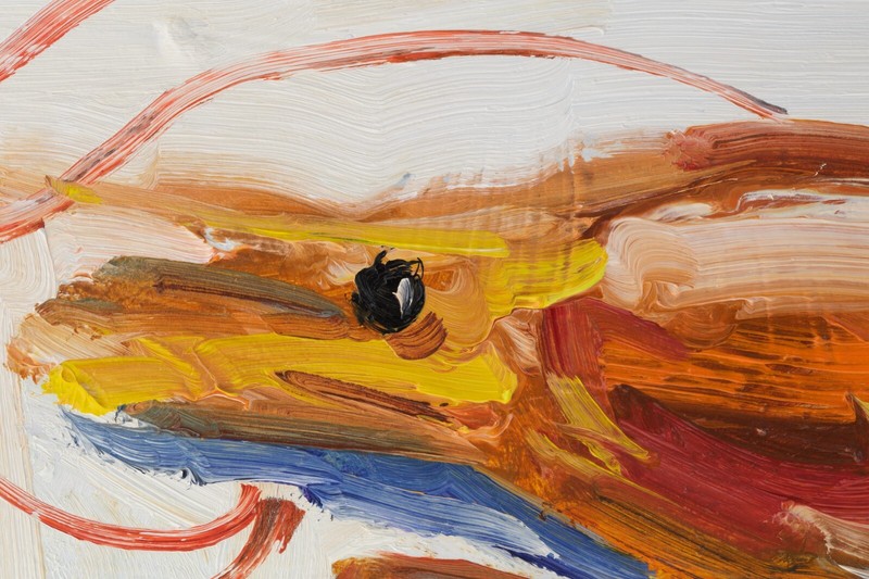 Prawn Oil Painting Shrimp with Lemon Original Wall Art Seafood gallery