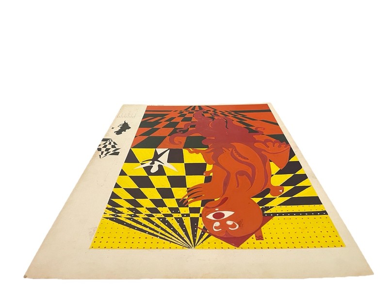 Vintage Midcentury American Abstract Expressionism St. louis Artist Guild Listed gallery