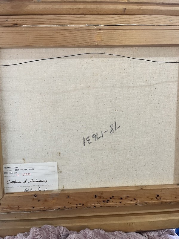 Karl Neumann Original Oil On Canvas With COA gallery