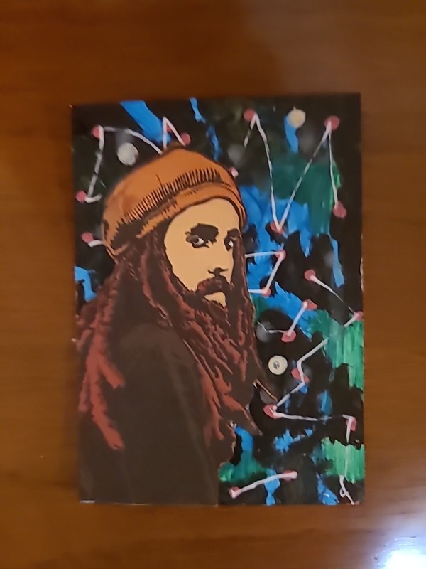 Original Painting ACEO Card Dreadlocks Isreal Abstract Background Raggae Music I gallery