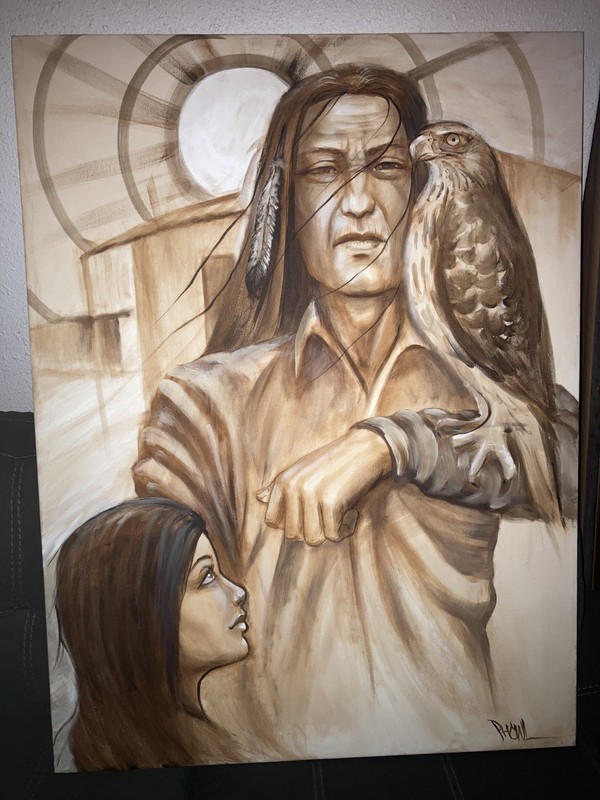 «Tucson Memories» – Native American / Indigenous Painting