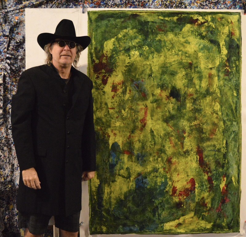 64”X44” Mark Little Original canvas painting Acrylic,Abstract, Modern,X Large