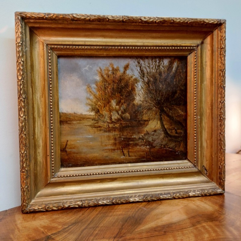 Oil Painting Circa 1920