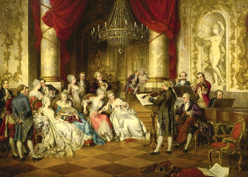 Music concert Europe Art Print Oil painting printed on canvas L1353