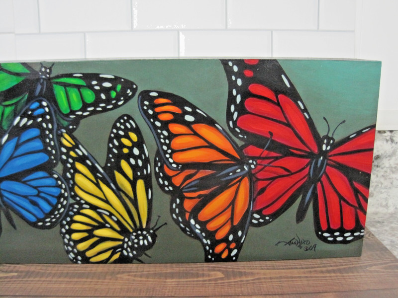 ORIGINAL by Jasmine Becket Griffith Strangeling Rainbow of Butterflies 2009 gallery