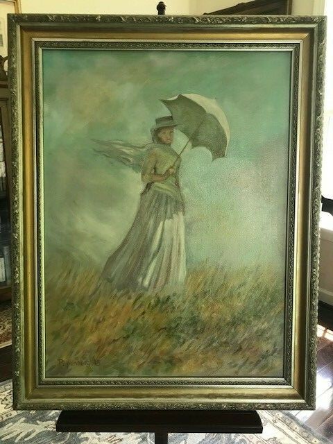 Claude Monet - Hand Painted replica - Custom Oil on Canvas – Signed – Framed gallery