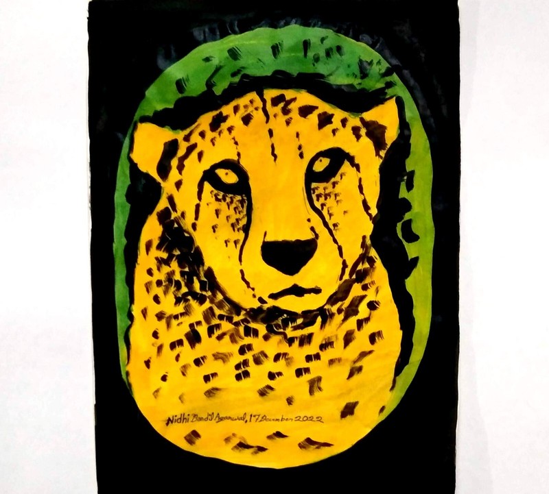 Original Painting Made & Signed By World Fame Artist Nidhi Bandil Agarwal Jaipur