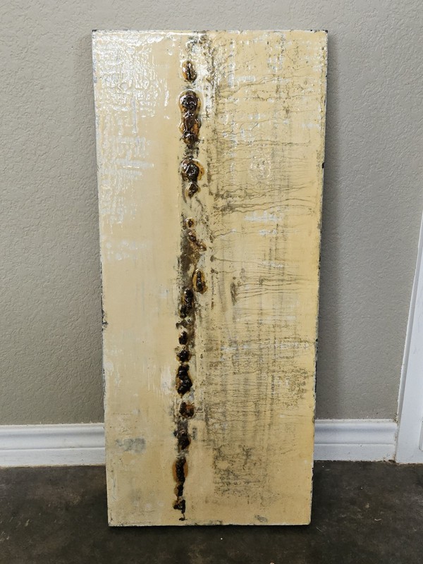 Original Signed Marissa Starr Textured Acrylic Mixed Media Abstract Wall Art