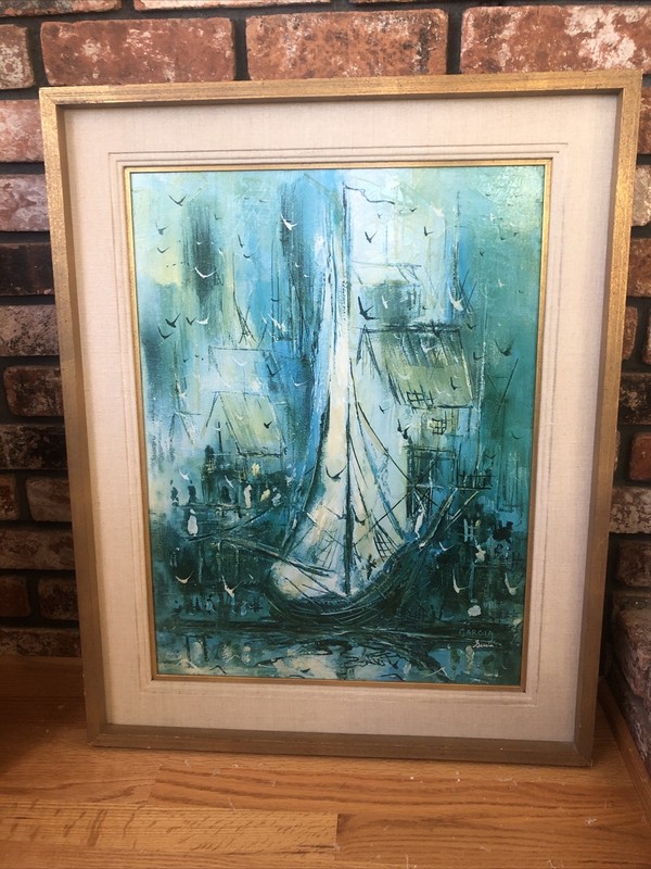 MCM~ Original Acrylic and Oil Painting~Danny Garcia SIGNED