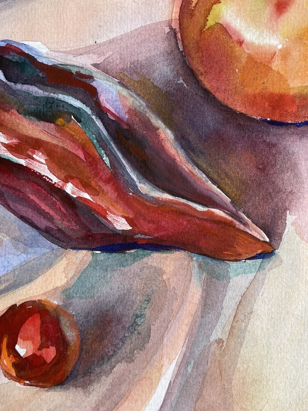“ Tomatoes” Original Watercolor painting Ukrainian artist. Ukraine gallery