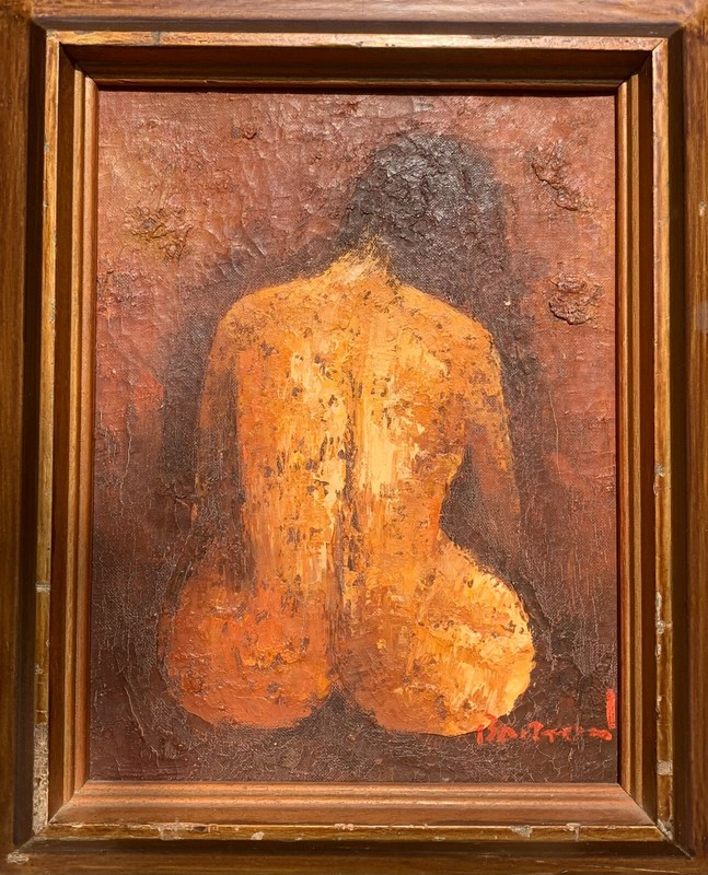 Edward Barton (American, 1936-2012) Beautiful Expressionism Oil Painting gallery