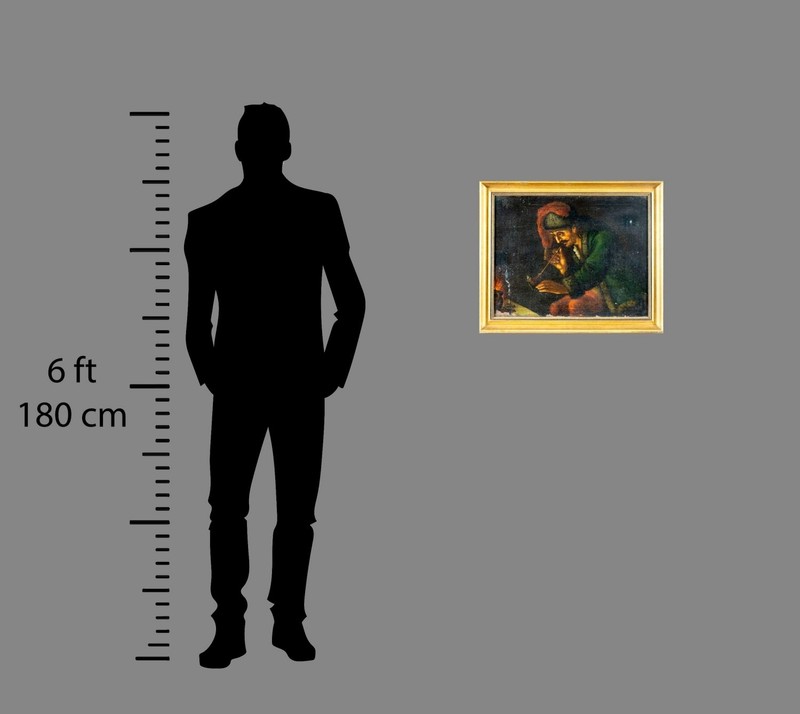 Antique 19C Dutch oil painting 153126 gallery