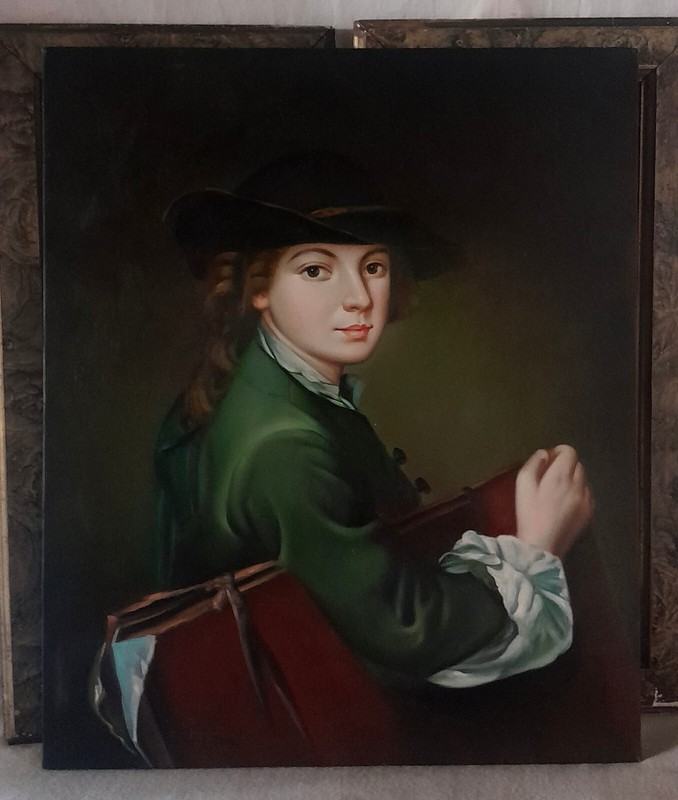 Giclee Print w/Hand Applied Paint Nicolas Bernard Lépicié Carle Vernet 20X24