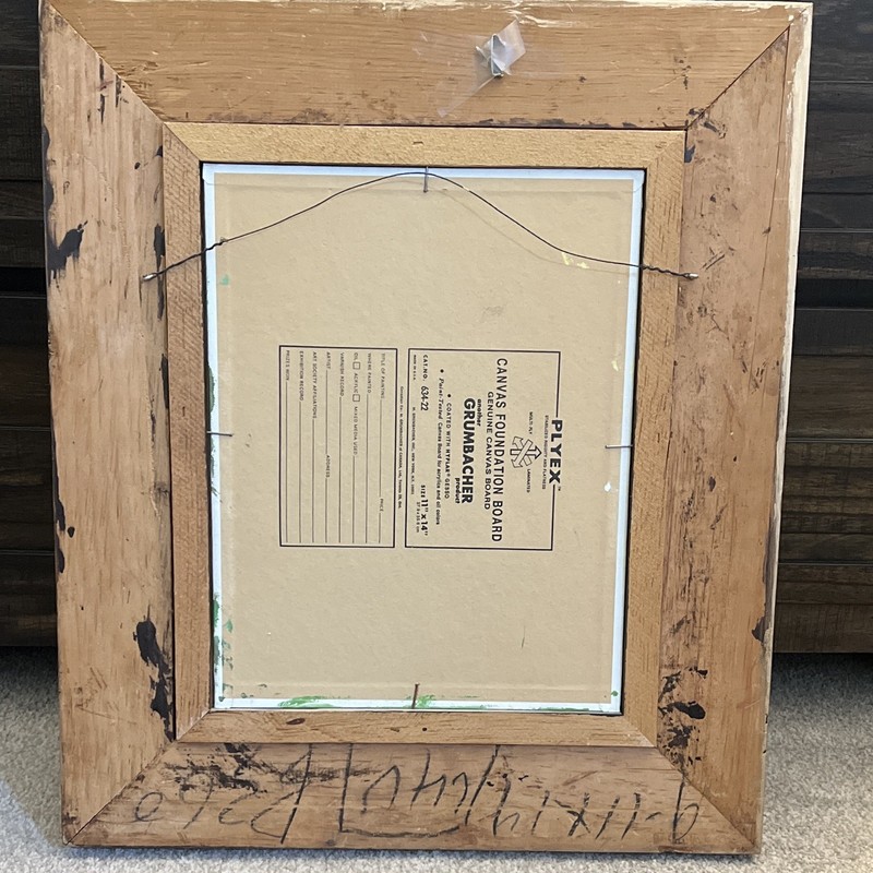 Vintage signed Still life-Oil on canvas-Wooden Gilt and Velvet Ornate frame gallery