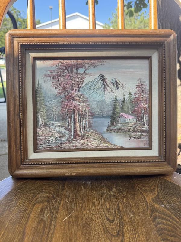 J. Medina Signed Original Oil Painting