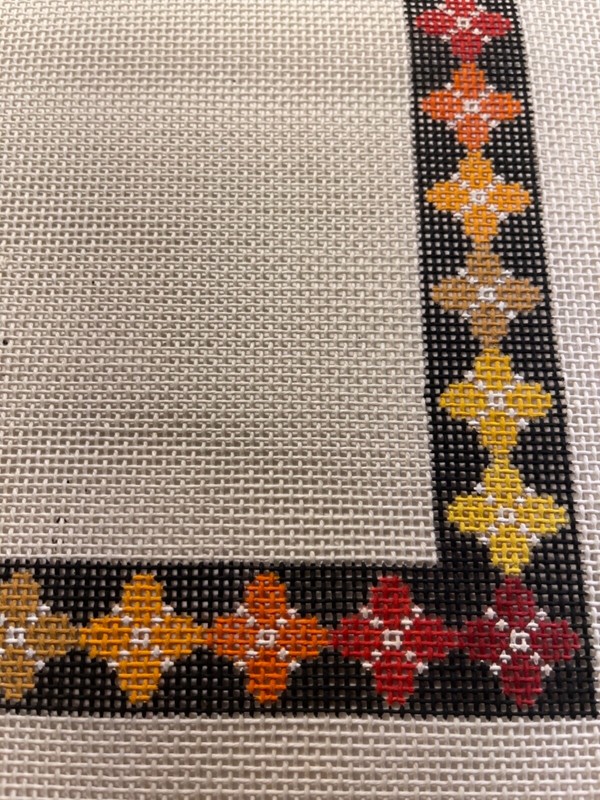 Handpainted Needlepoint Canvas Picture Frame 13mesh JWPO#052 gallery