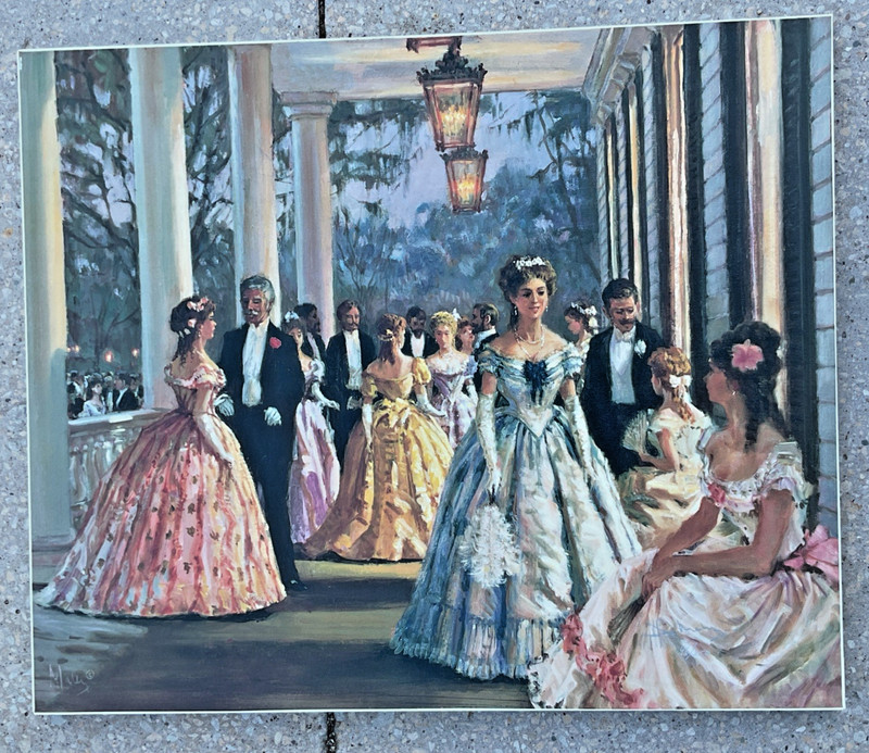 "Summer Carousel" Alan Maley Print On Canvas Signed/Numbered, Lim Ed, COA