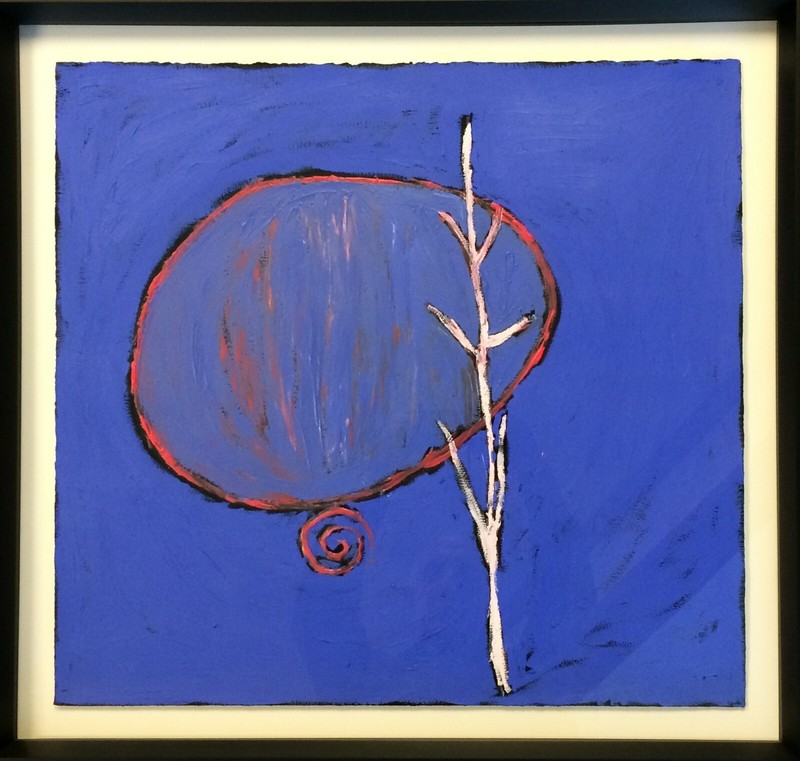 Janice Provisor “Potrero #3” Acrylic on Paper 1980 Unique (not editioned) Signed