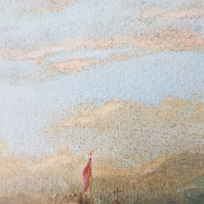 Felsige Küstenlandschaft mit einem Burg und Leuchtturm gallery