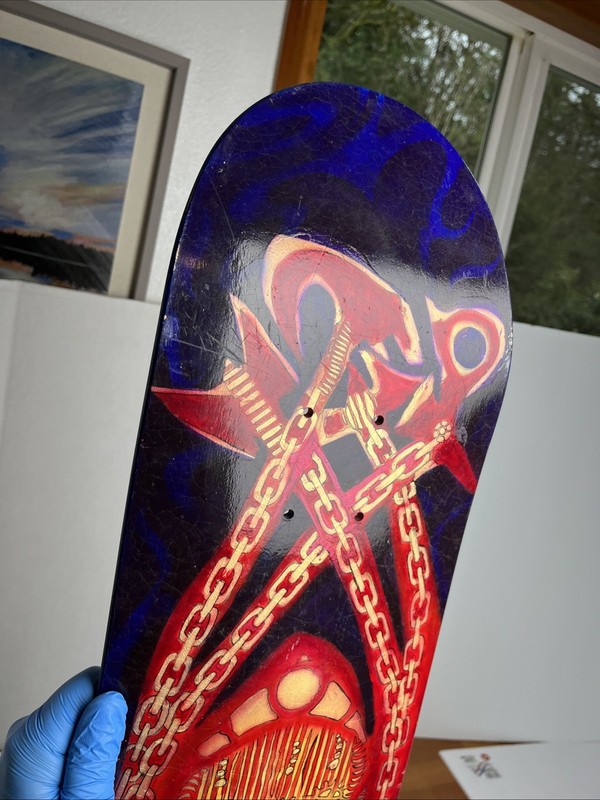 Charlie Baird Skateboard Deck - Made in 2013 by Artist - Squid “Kachina Maria” gallery