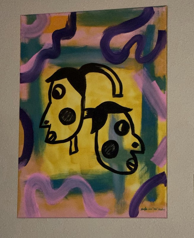 Hyperpigmentation Meme Inspired Original Abstract Pop Art 30x40 Canvas Painting gallery