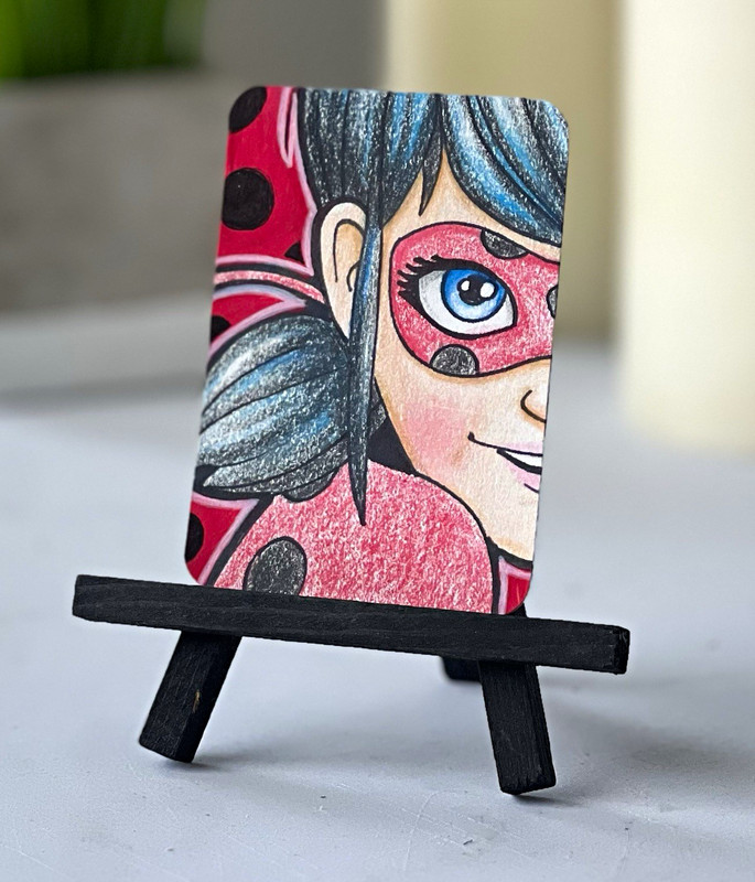 ACEO original “Miraculous Ladybug I” Signed Shara Brathwaite 2026 Disney