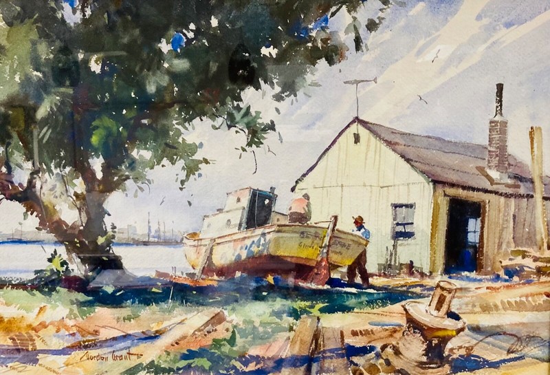 Gordon Grant (1875-1962)Watercolor Painting gallery