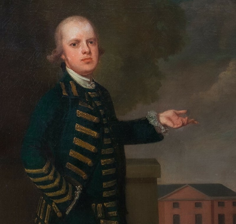 Large 18th Century Portrait George Farington - East India Company - Arthur DEVIS gallery