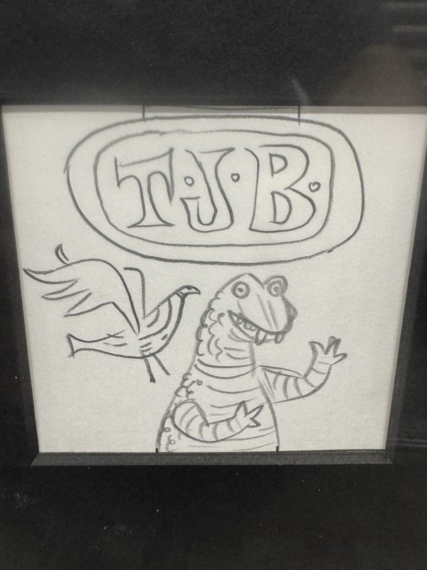 Tim Biskup Pencil Drawing Framed Original Art Signed Gamagon