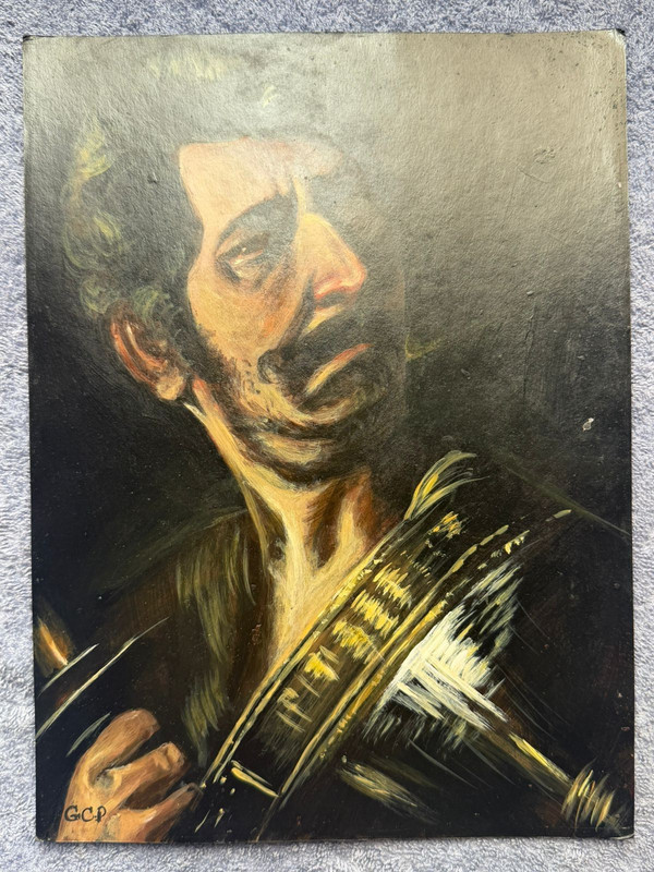 GIULIO CESARE PROCACCINI painting drawing on old paper signed stamped