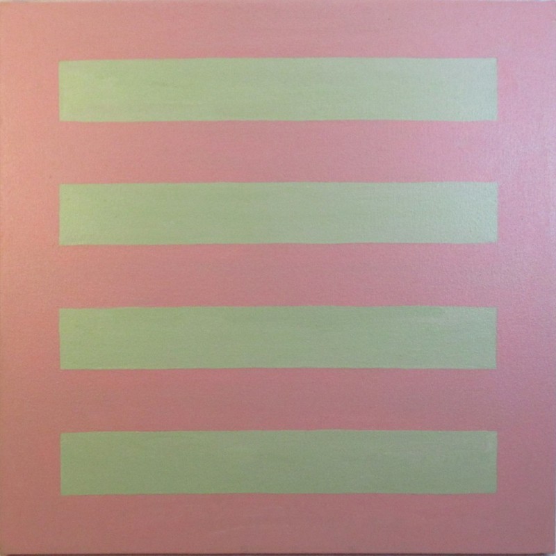AGNES MARTIN – Painting on Stretched Canvas – Minimalism geometric abstract