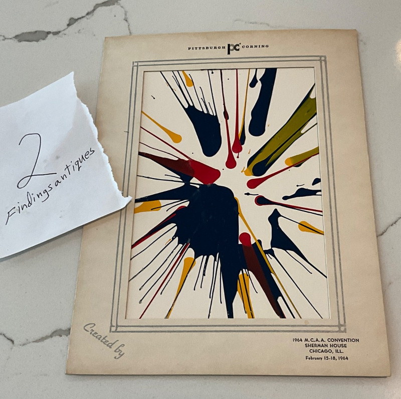 Pittsburgh/Corning paint/Modern Abstract Art Demo #2 ,from 1964 M.C. A. A. Conv