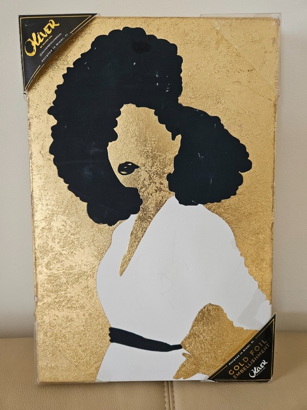 GOLD FOIL EMBELLISHMENT By Oliver By Oliver Gal Designed in Miami, FL 15X10X1.5″
